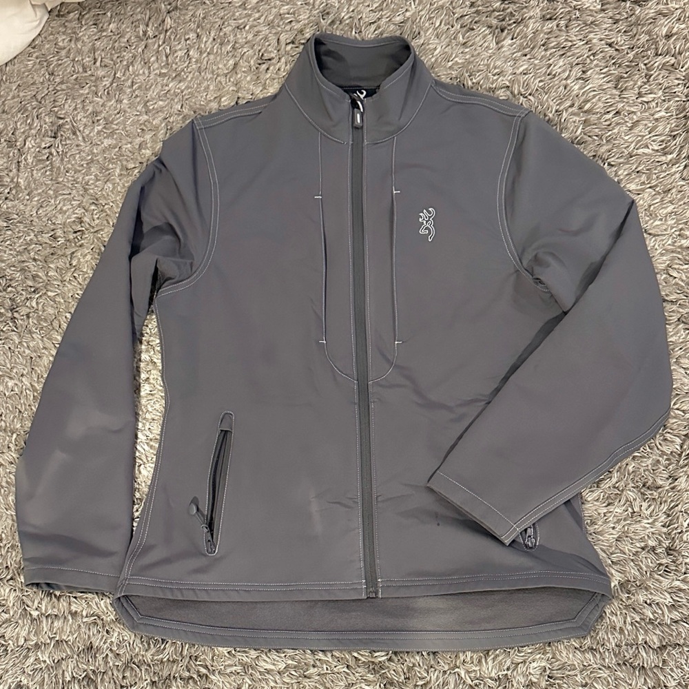 Browning Speed Javelin Women's Carbon Gray Softshell Jacket